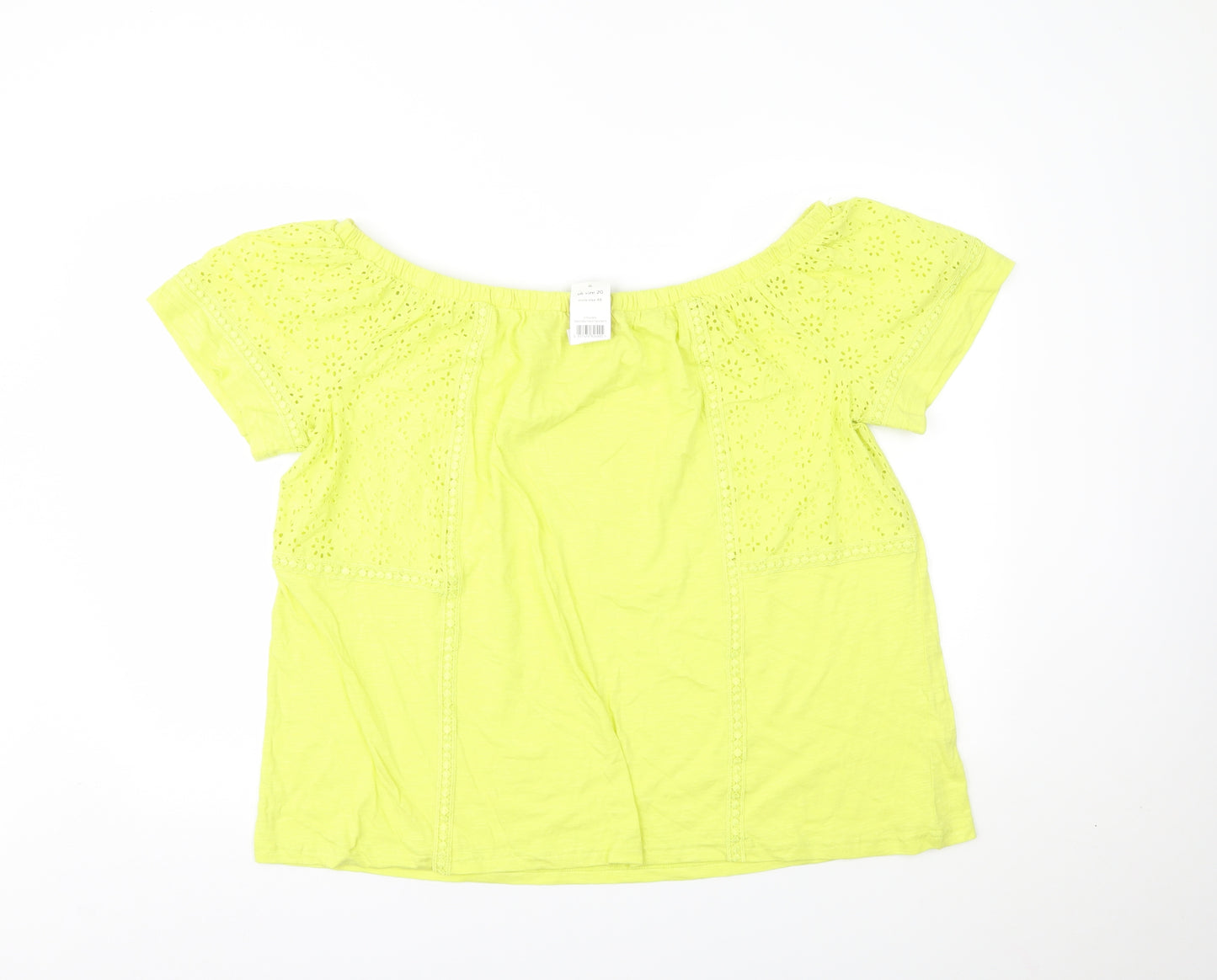 George Womens Yellow   Basic Blouse Size 20