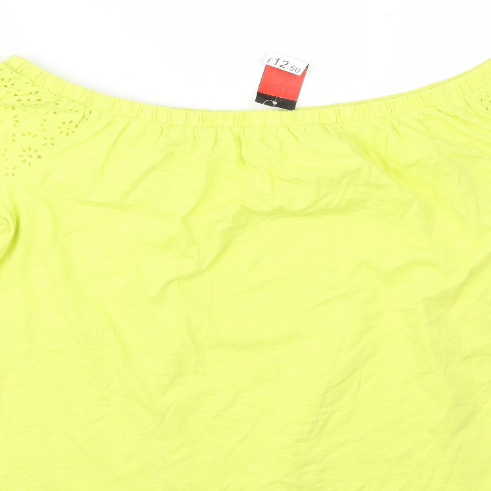 George Womens Yellow   Basic Blouse Size 20