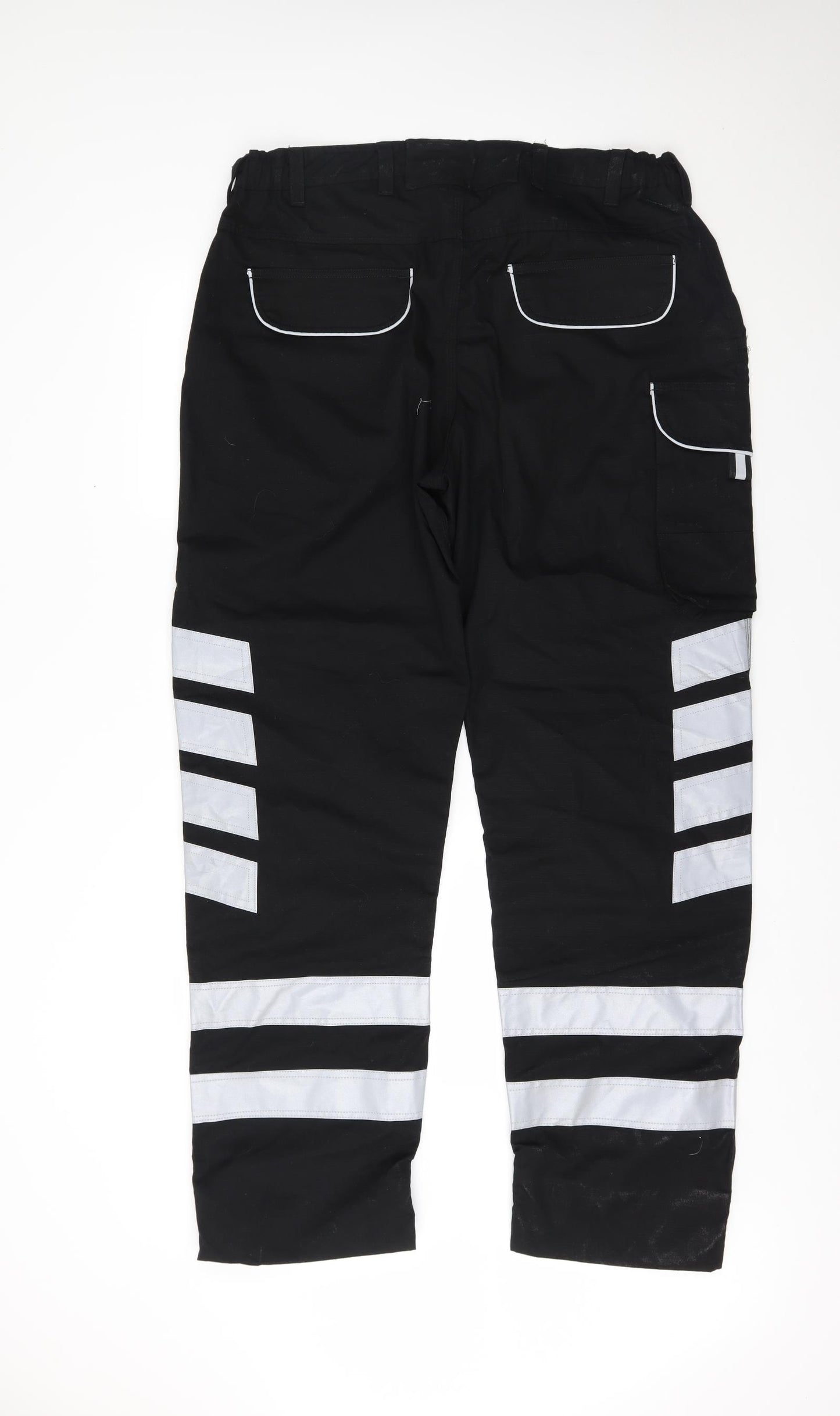 Work Bear Mens Black   Trousers  Size 40 L32 in - Labour Work