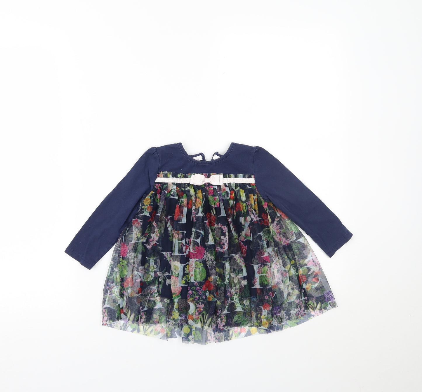 Ted Baker Baby Multicoloured Floral  Fit & Flare  Size 18-24 Months