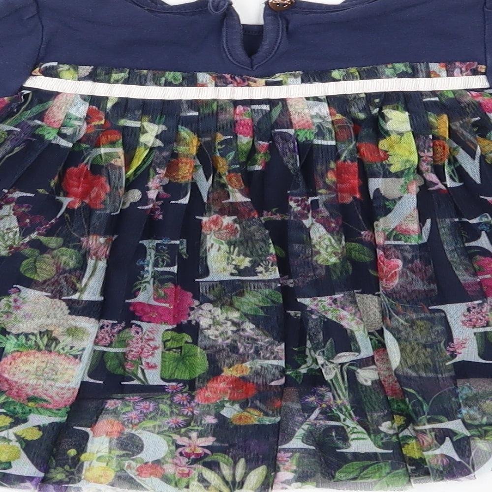Ted Baker Baby Multicoloured Floral  Fit & Flare  Size 18-24 Months
