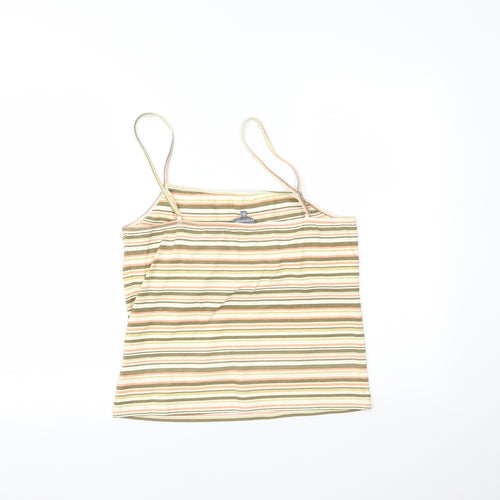 YS Collection Womens Multicoloured Striped  Camisole Tank Size 18