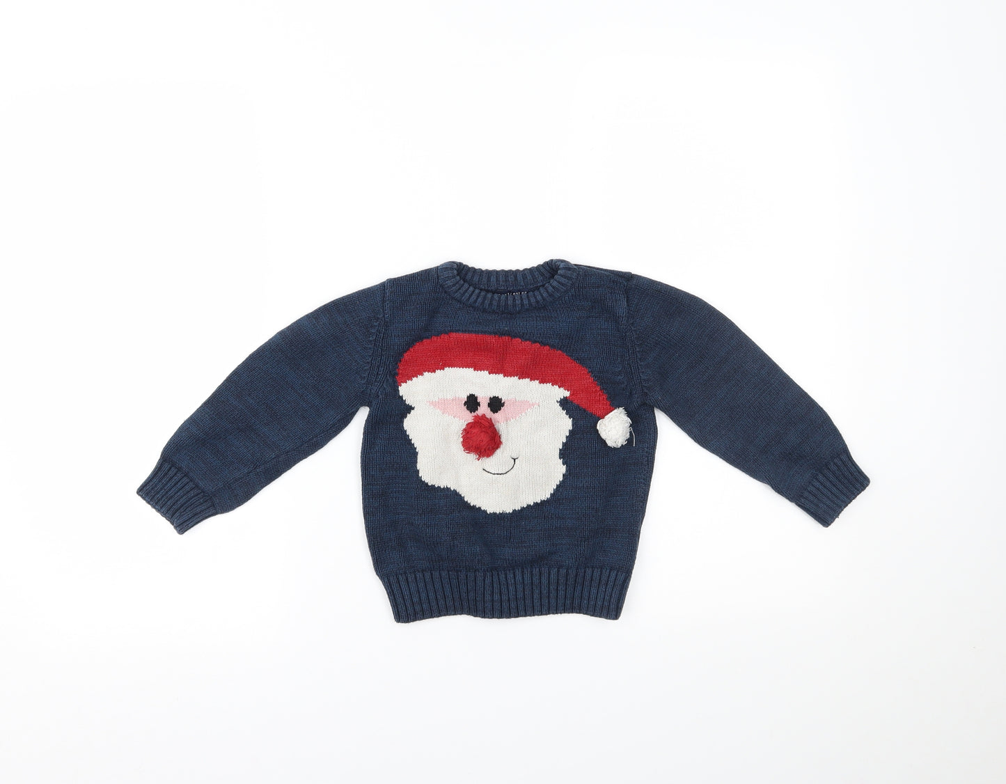 NEXT Boys Blue   Pullover Jumper Size 2-3 Years