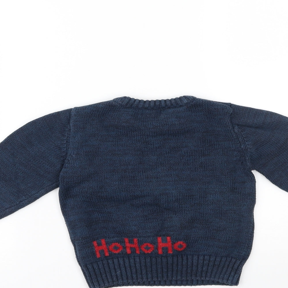 NEXT Boys Blue   Pullover Jumper Size 2-3 Years