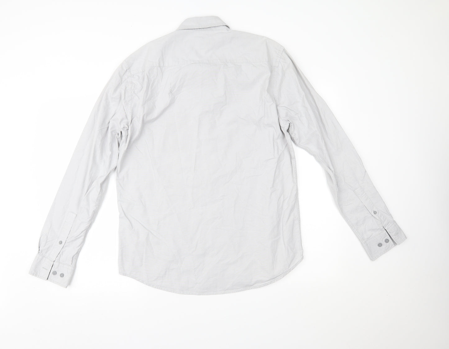 ONLY & SONS Mens Grey    Button-Up Size L