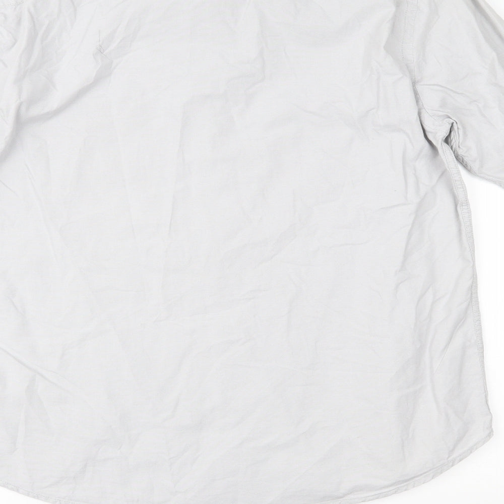 ONLY & SONS Mens Grey    Button-Up Size L