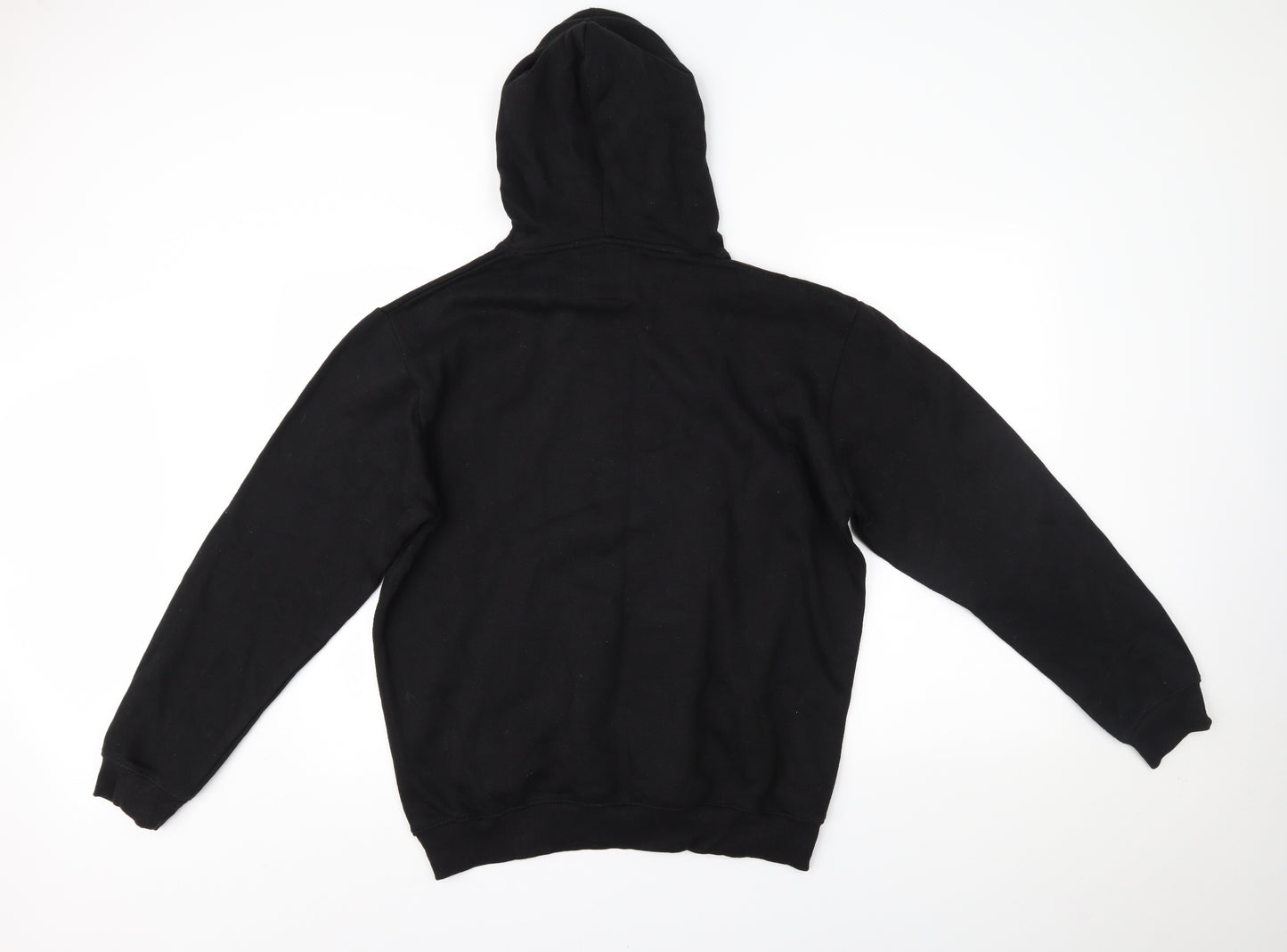 Boohoo Mens Black   Pullover Hoodie Size L
