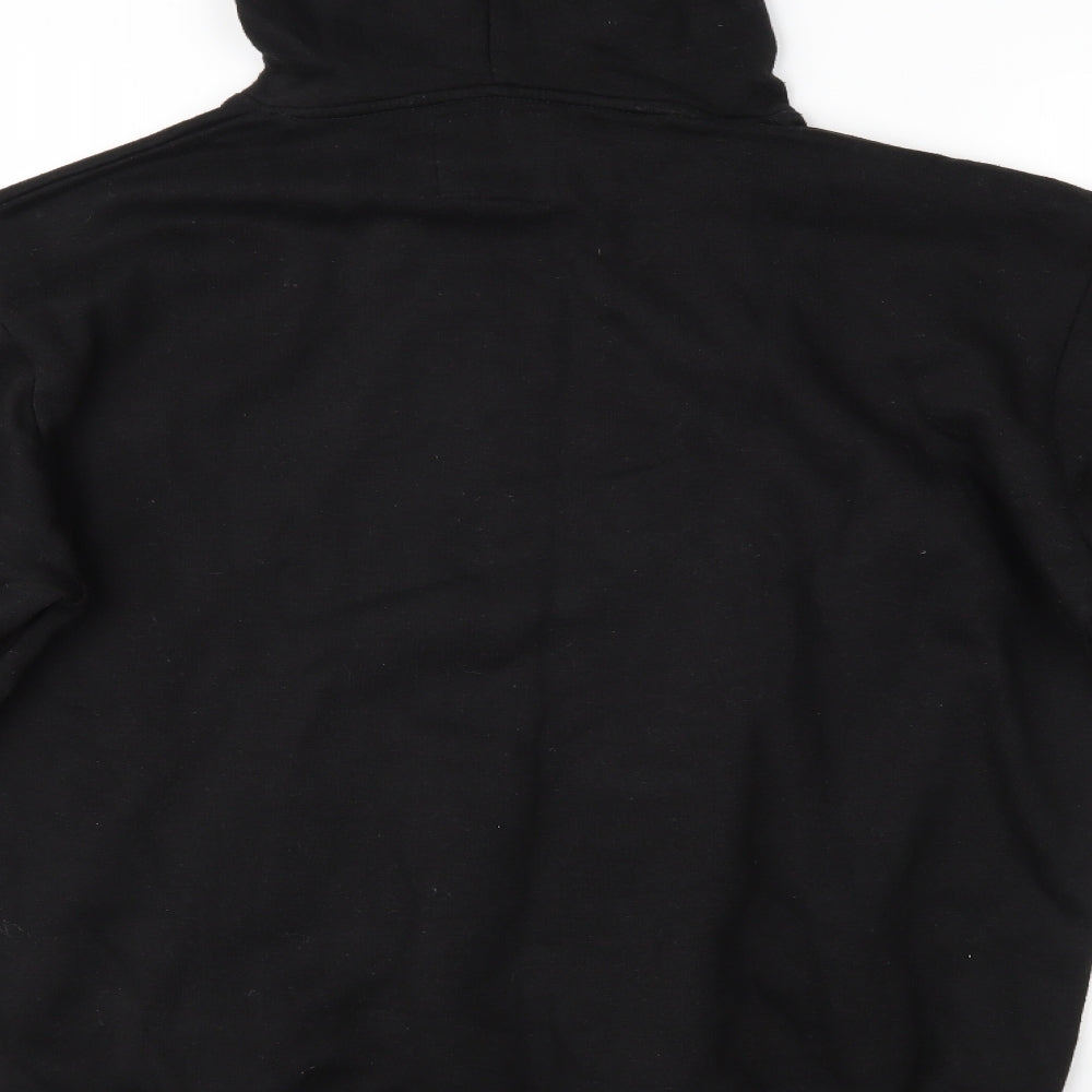 Boohoo Mens Black   Pullover Hoodie Size L
