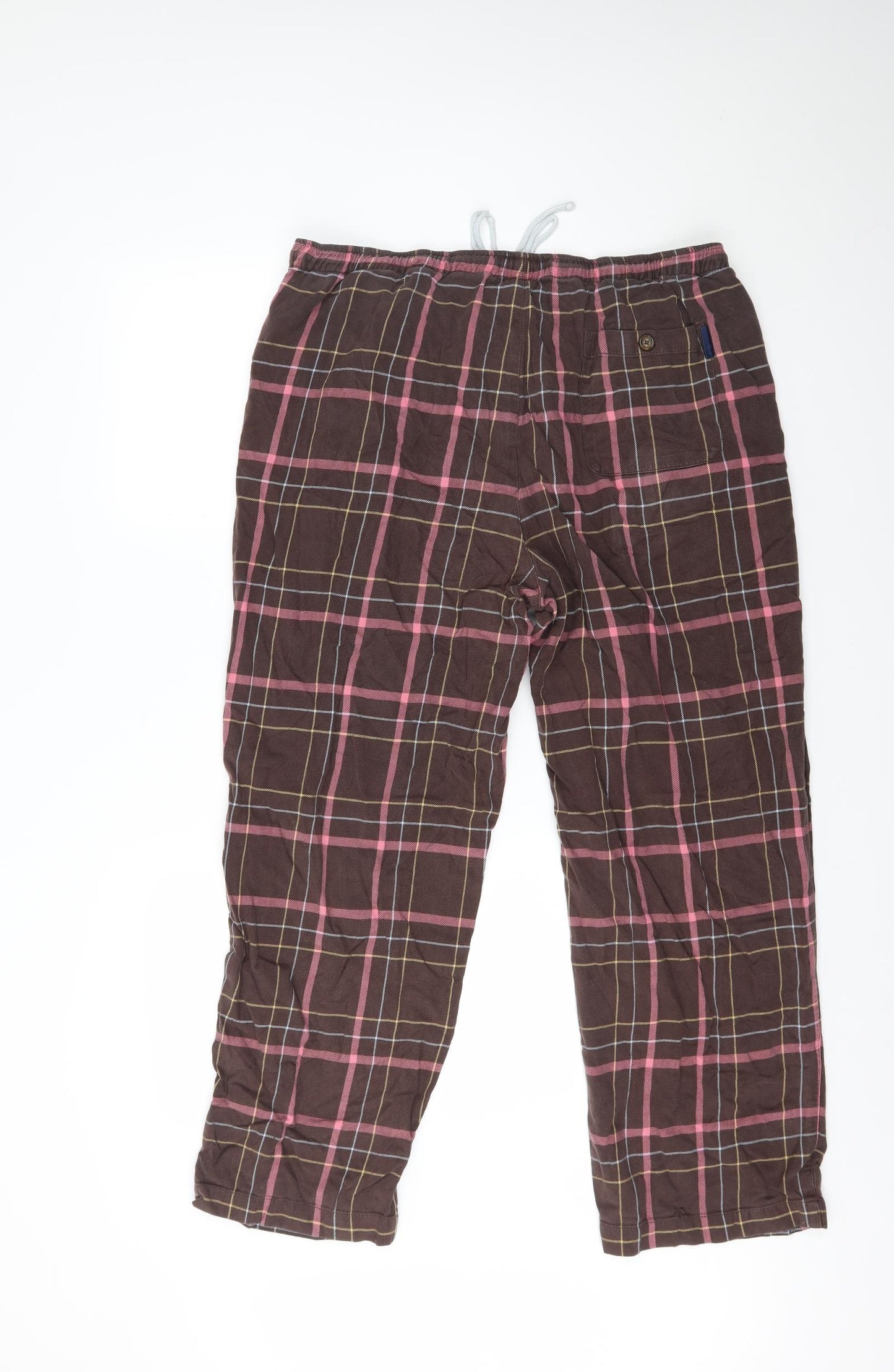 Bodens Womens Brown Plaid   Pyjama Pants Size L