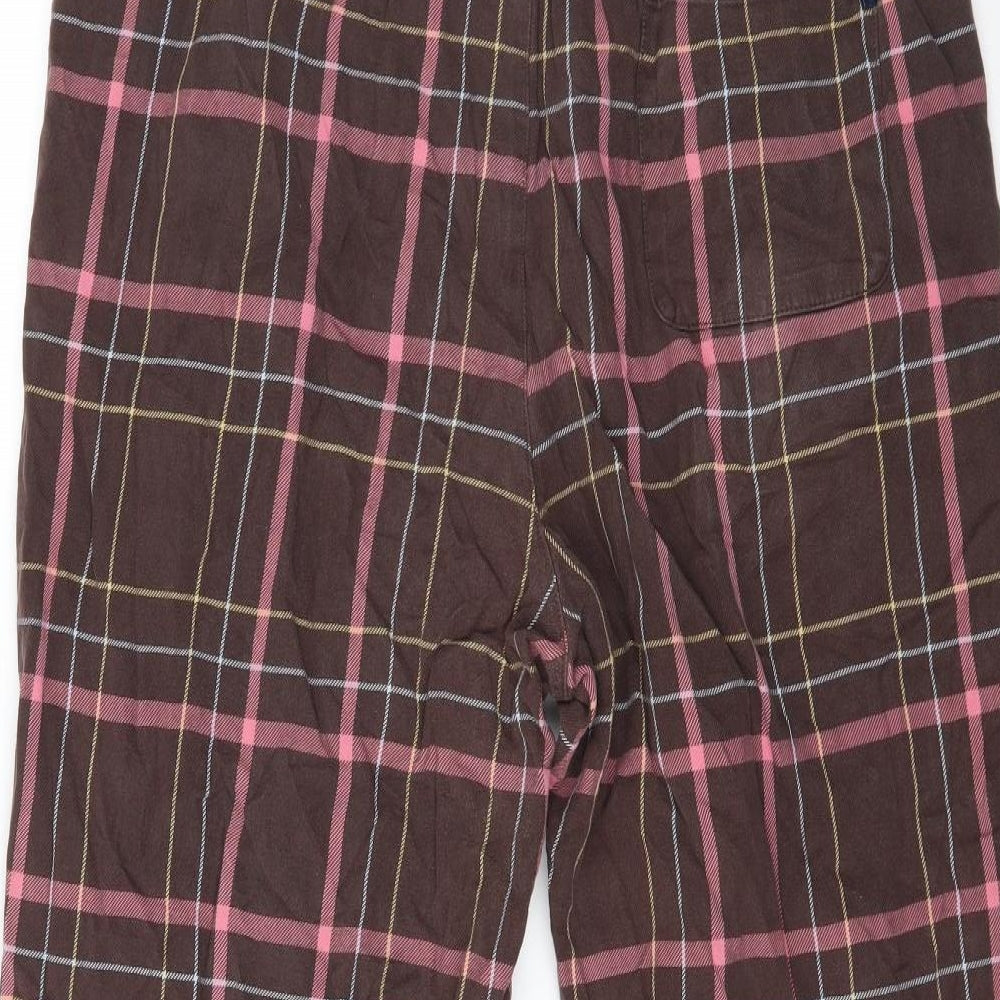 Bodens Womens Brown Plaid   Pyjama Pants Size L