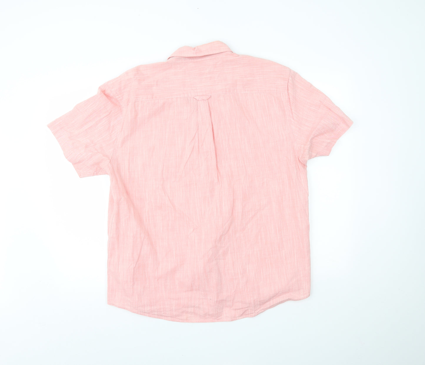 Maine New England Mens Pink    Button-Up Size L