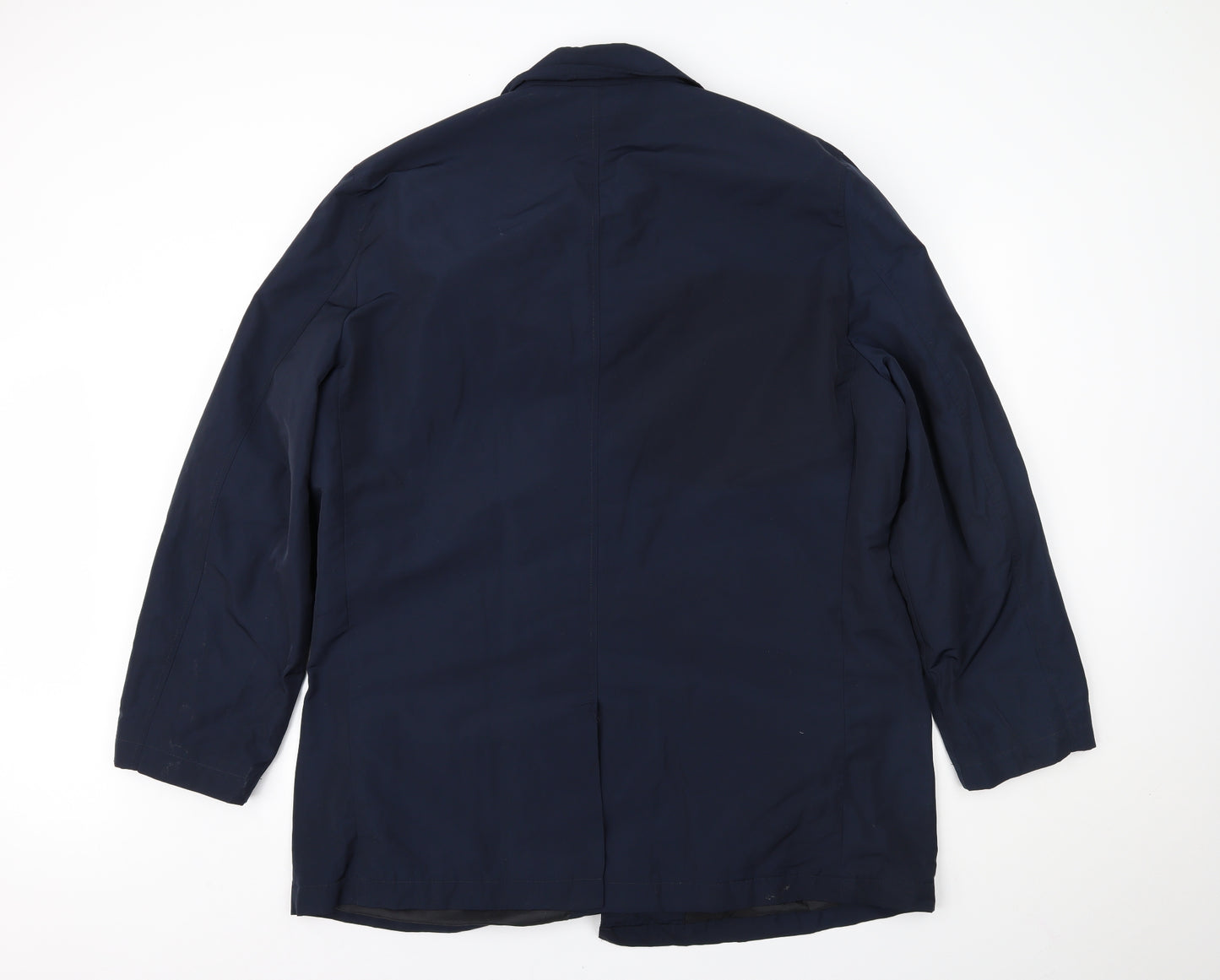 Marks and Spencer Mens Blue   Overcoat Coat Size 2XL