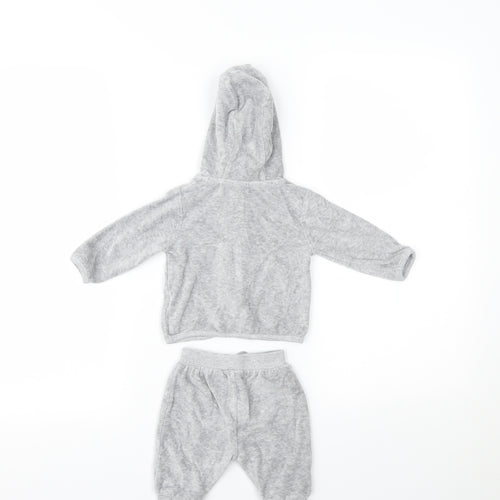 Very Baby Grey   Trousers Set Outfit/Set Size 0-3 Months