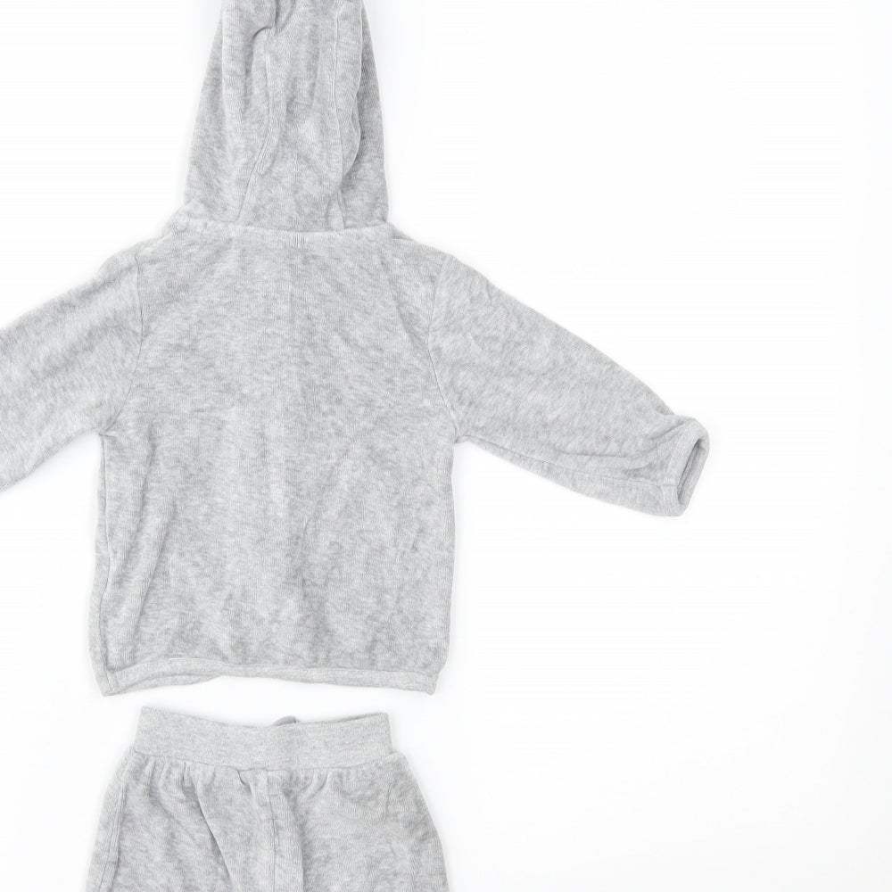 Very Baby Grey   Trousers Set Outfit/Set Size 0-3 Months