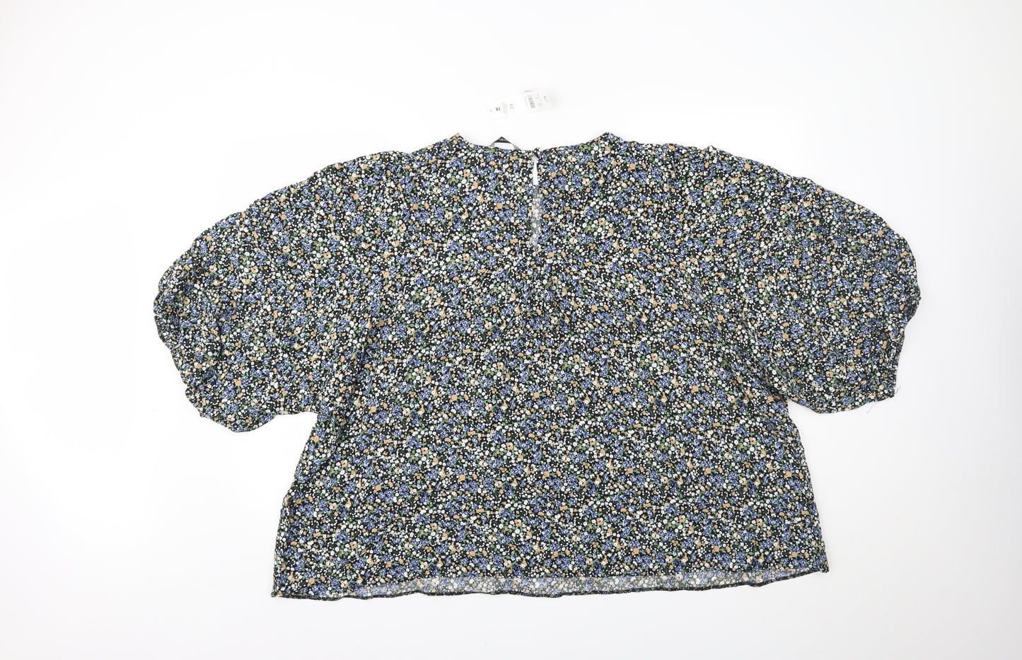 George Womens Multicoloured Floral  Basic Blouse Size 24