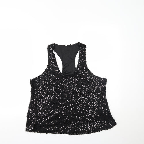 Preworn Womens Black   Cropped Tank Size XL