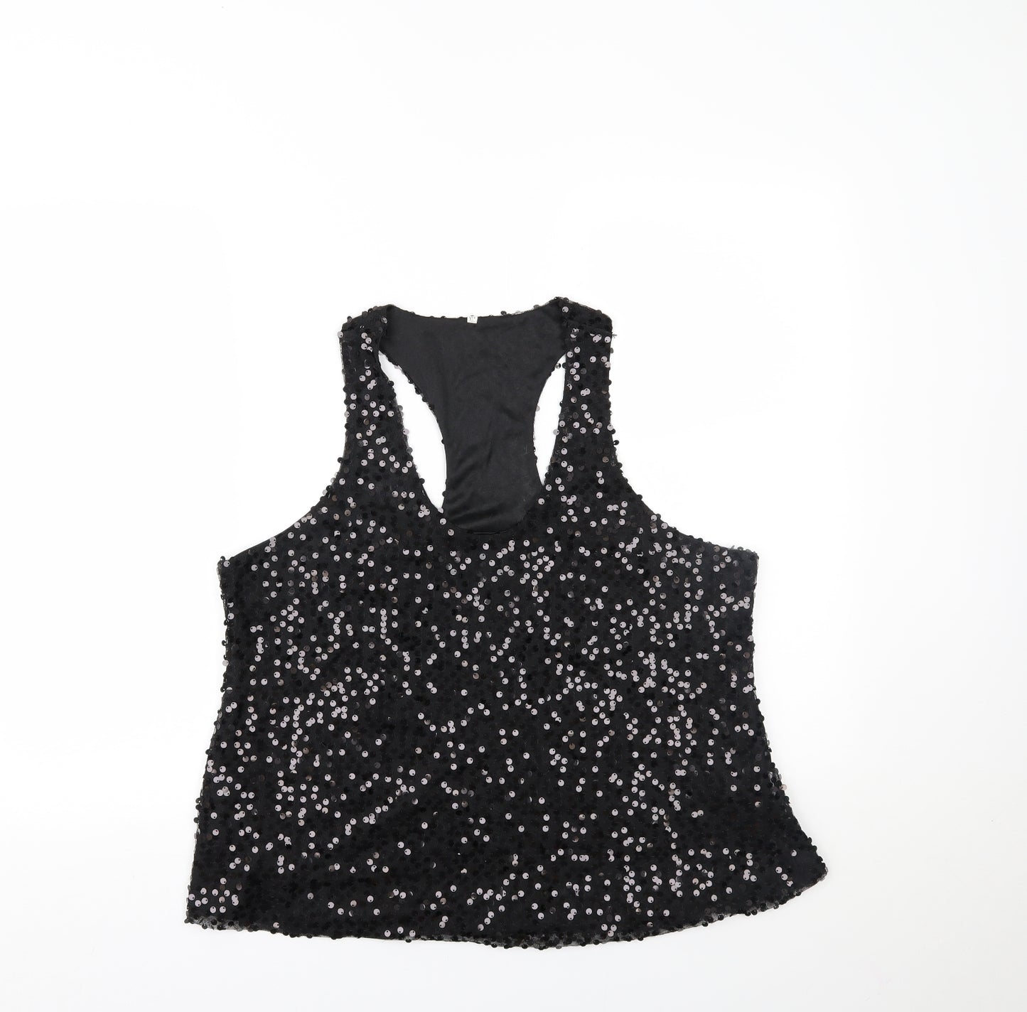 Preworn Womens Black   Cropped Tank Size XL
