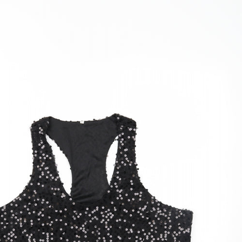 Preworn Womens Black   Cropped Tank Size XL