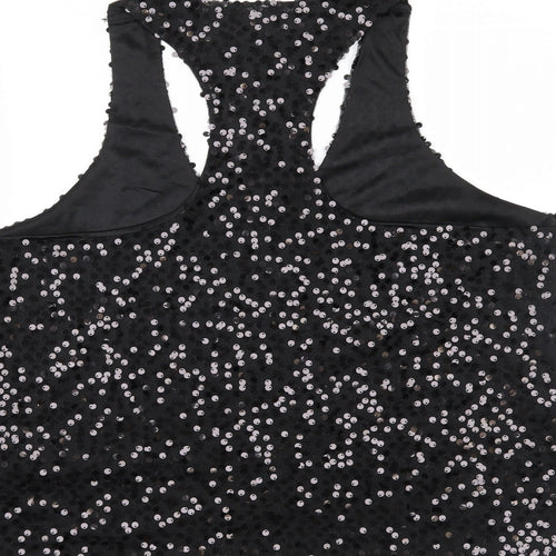 Preworn Womens Black   Cropped Tank Size XL