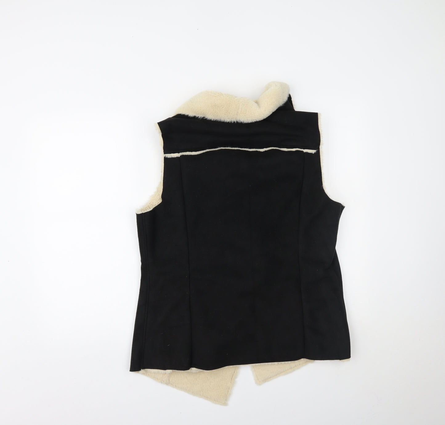 Papaya Womens Black   Gilet Coat Size L