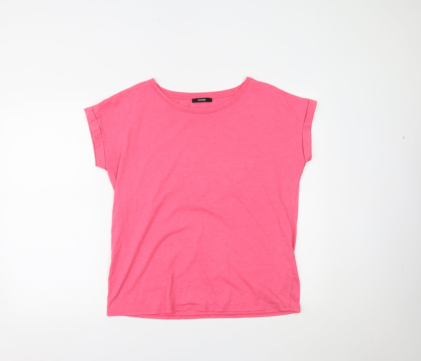 George Womens Pink   Basic T-Shirt Size 16