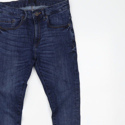 Preworn Womens Blue  Denim Skinny Jeans Size 30 L22.5 in