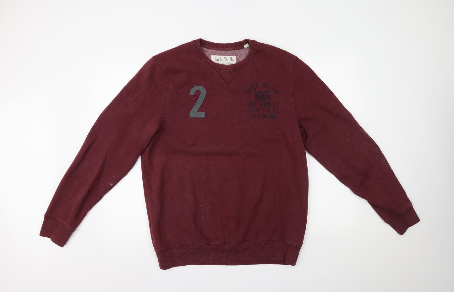 Jack Wills Mens Red   Pullover Jumper Size L