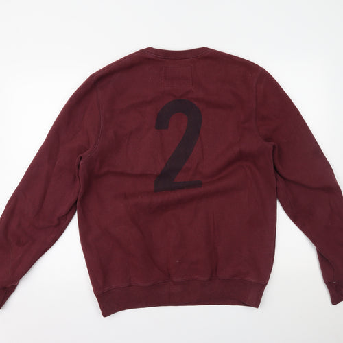Jack Wills Mens Red   Pullover Jumper Size L