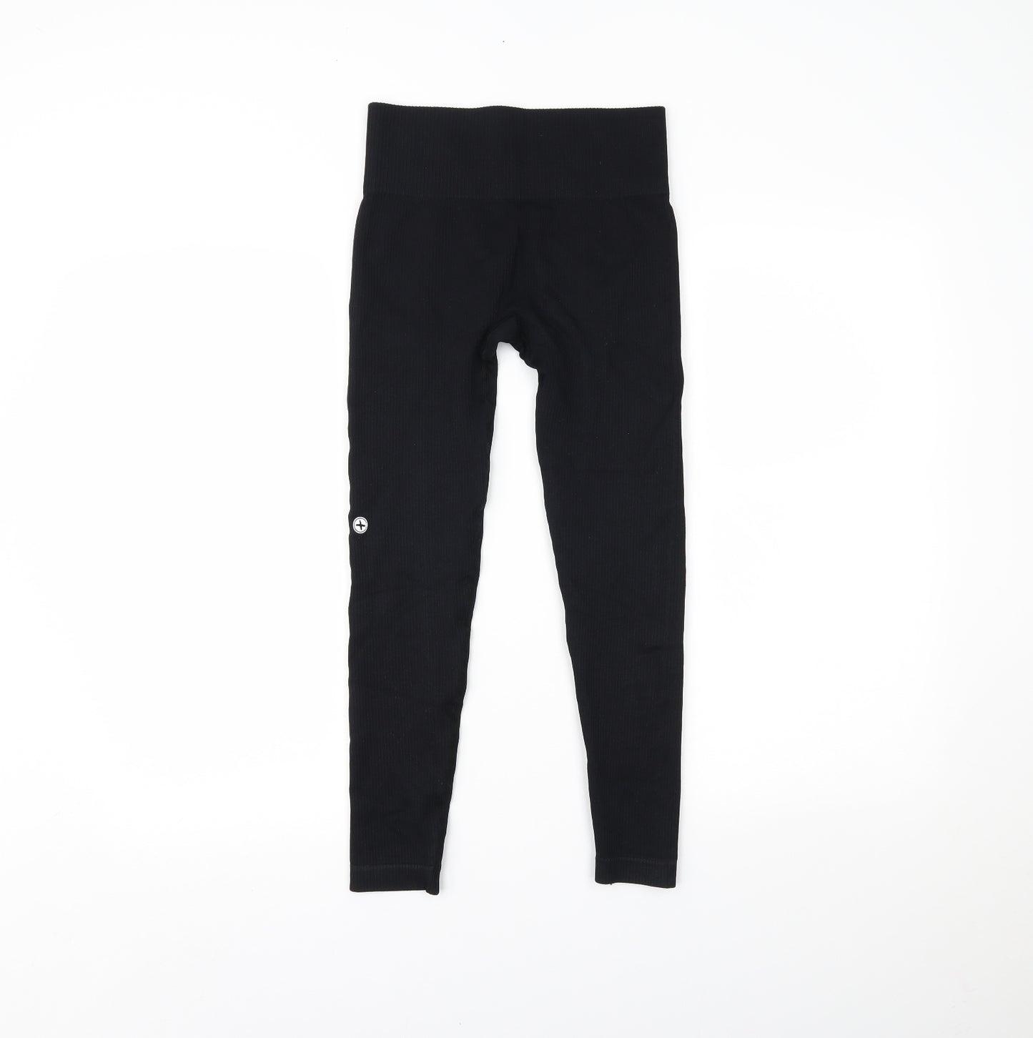 gym + coffee Womens Black    Leggings Size S L21 in