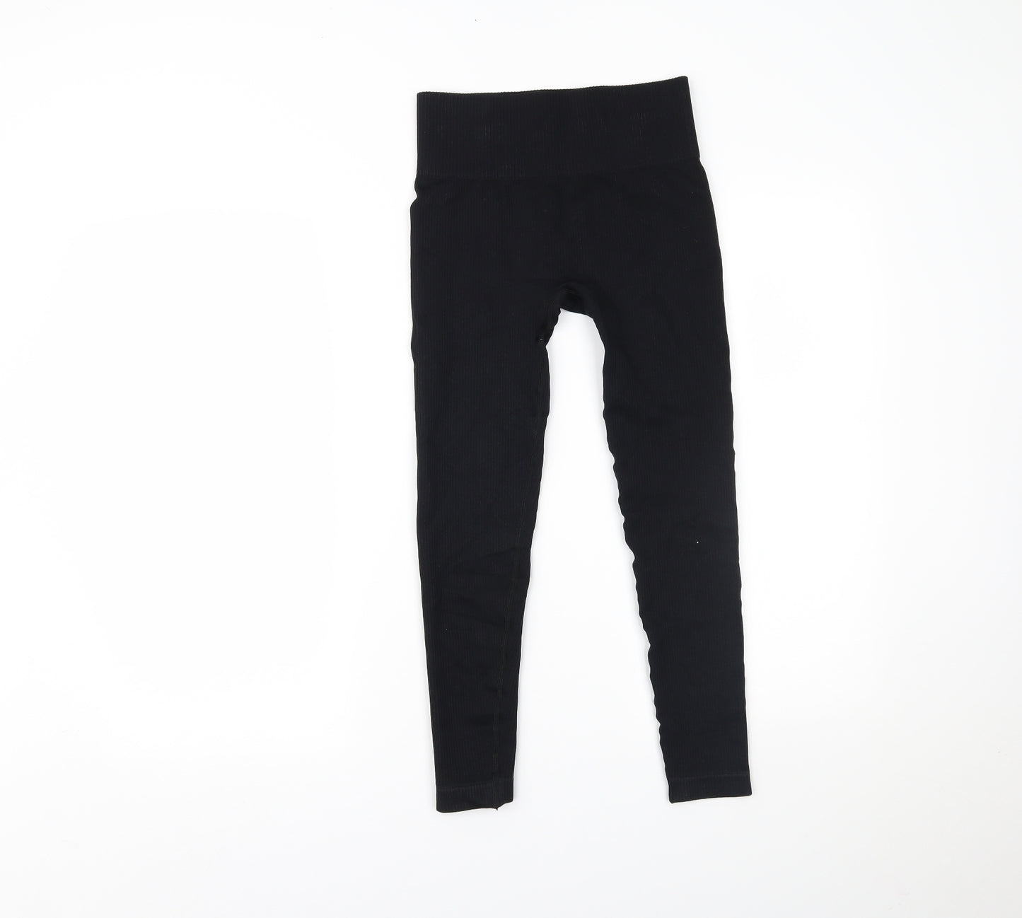 gym + coffee Womens Black    Leggings Size S L21 in