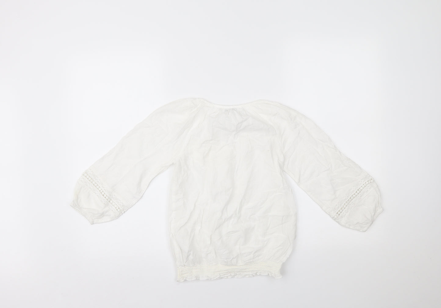 George Girls White   Basic Blouse Size 8-9 Years