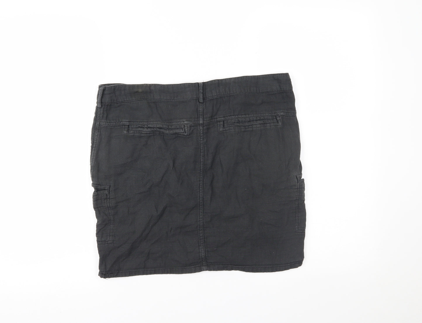 Maison Scotch Womens Grey   Mini Skirt Size XS