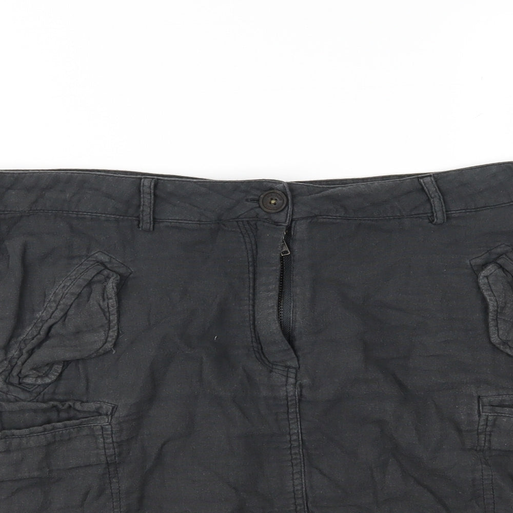 Maison Scotch Womens Grey   Mini Skirt Size XS