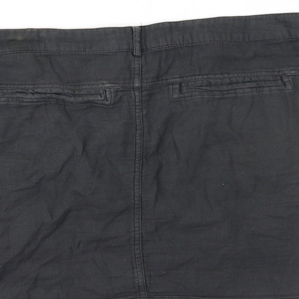 Maison Scotch Womens Grey   Mini Skirt Size XS