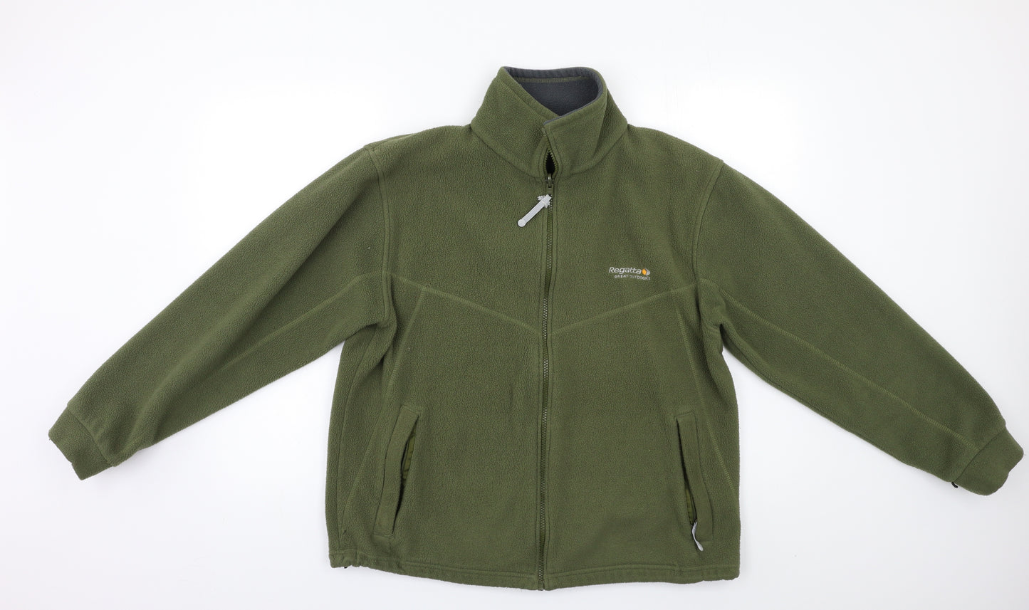 Regatta Mens Green   Full Zip Sweatshirt Size M