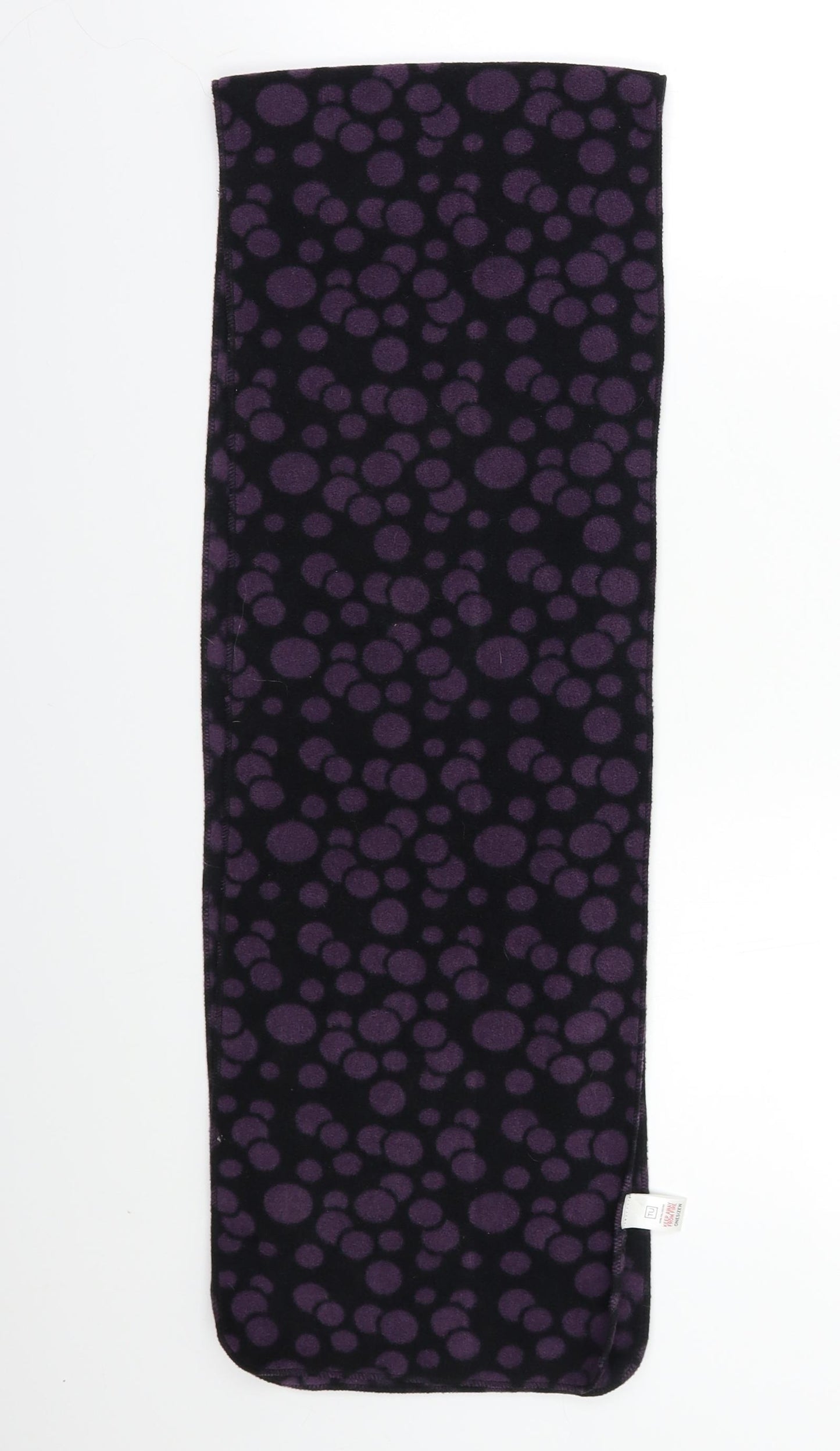 TU Unisex Purple Polka Dot   Scarf