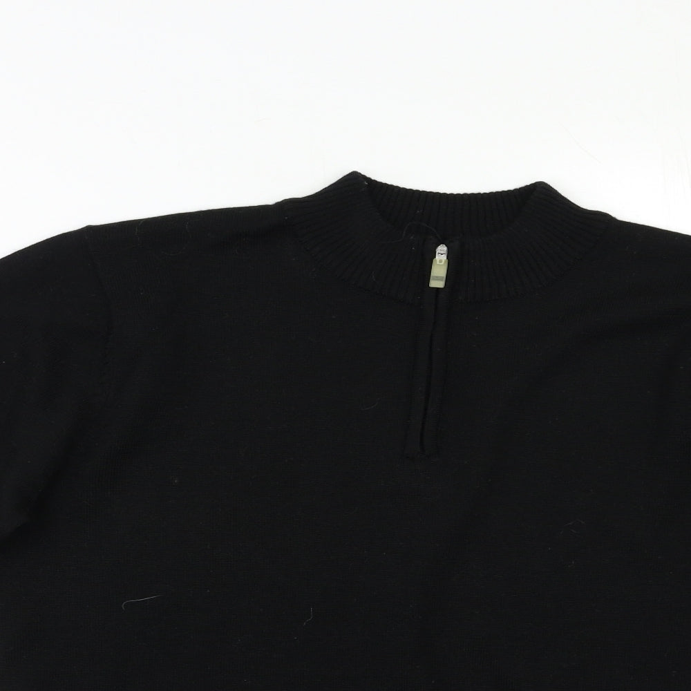 Crane Womens Black   Pullover Jumper Size M