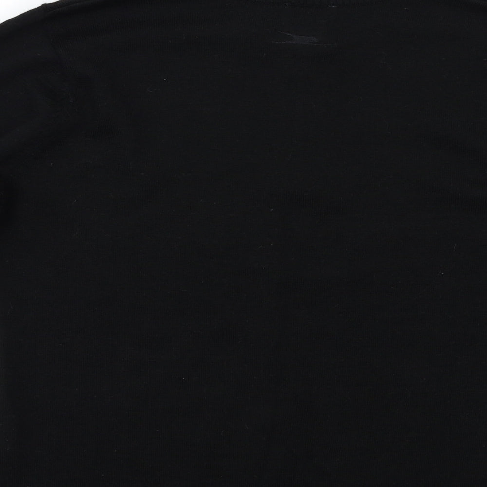 Crane Womens Black   Pullover Jumper Size M
