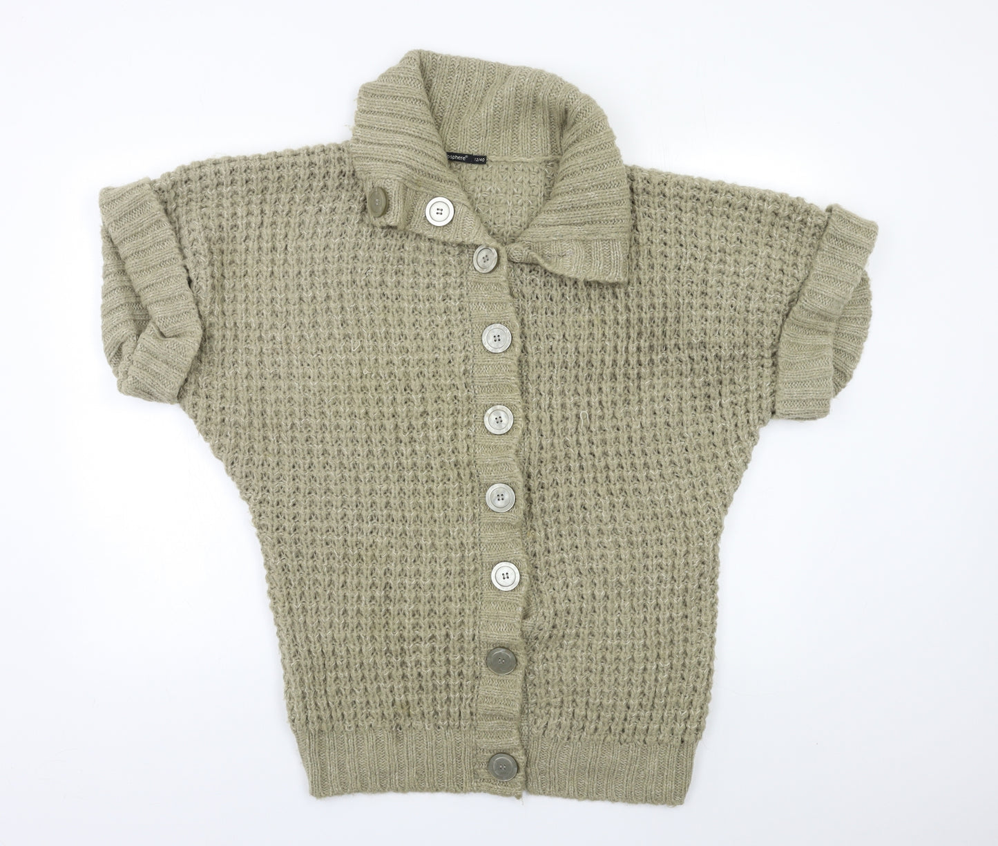 Primark Womens Beige   Cardigan Jumper Size 12
