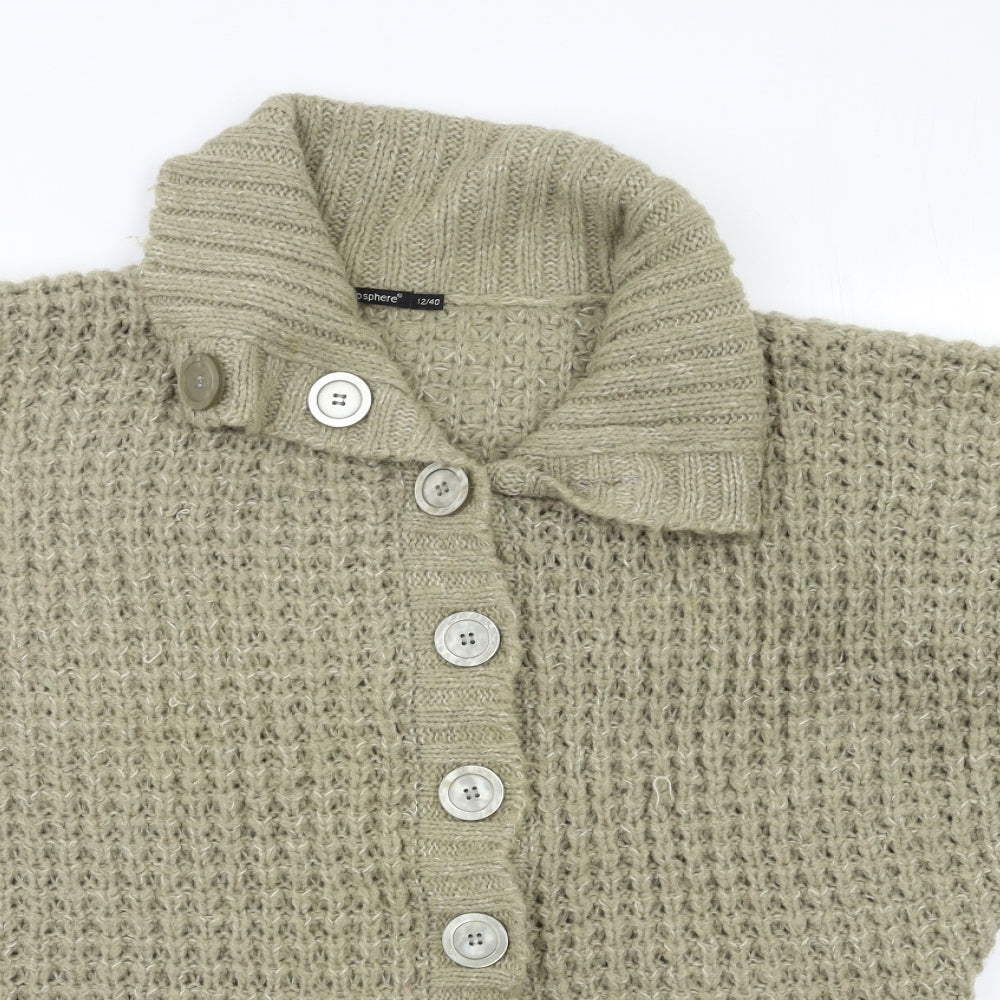 Primark Womens Beige   Cardigan Jumper Size 12