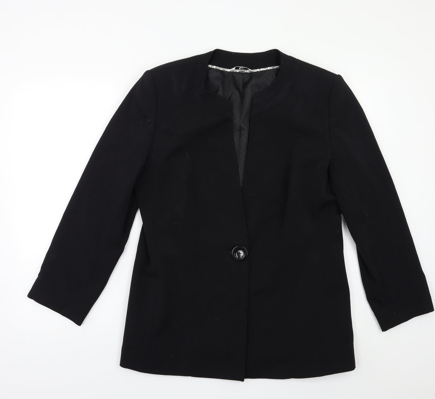 Klass Womens Black   Jacket Blazer Size 14
