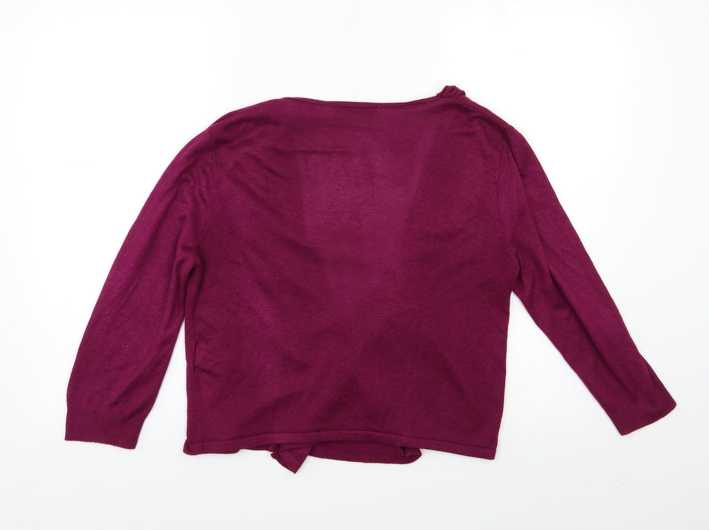 TU Womens Purple   Cardigan Jumper Size 10