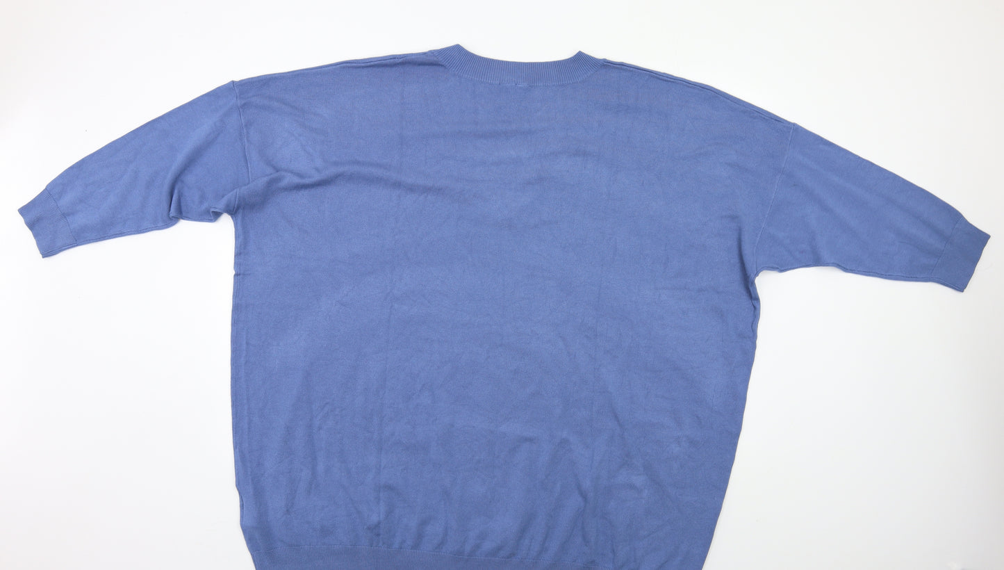Preworn Womens Blue   Pullover Jumper Size 32
