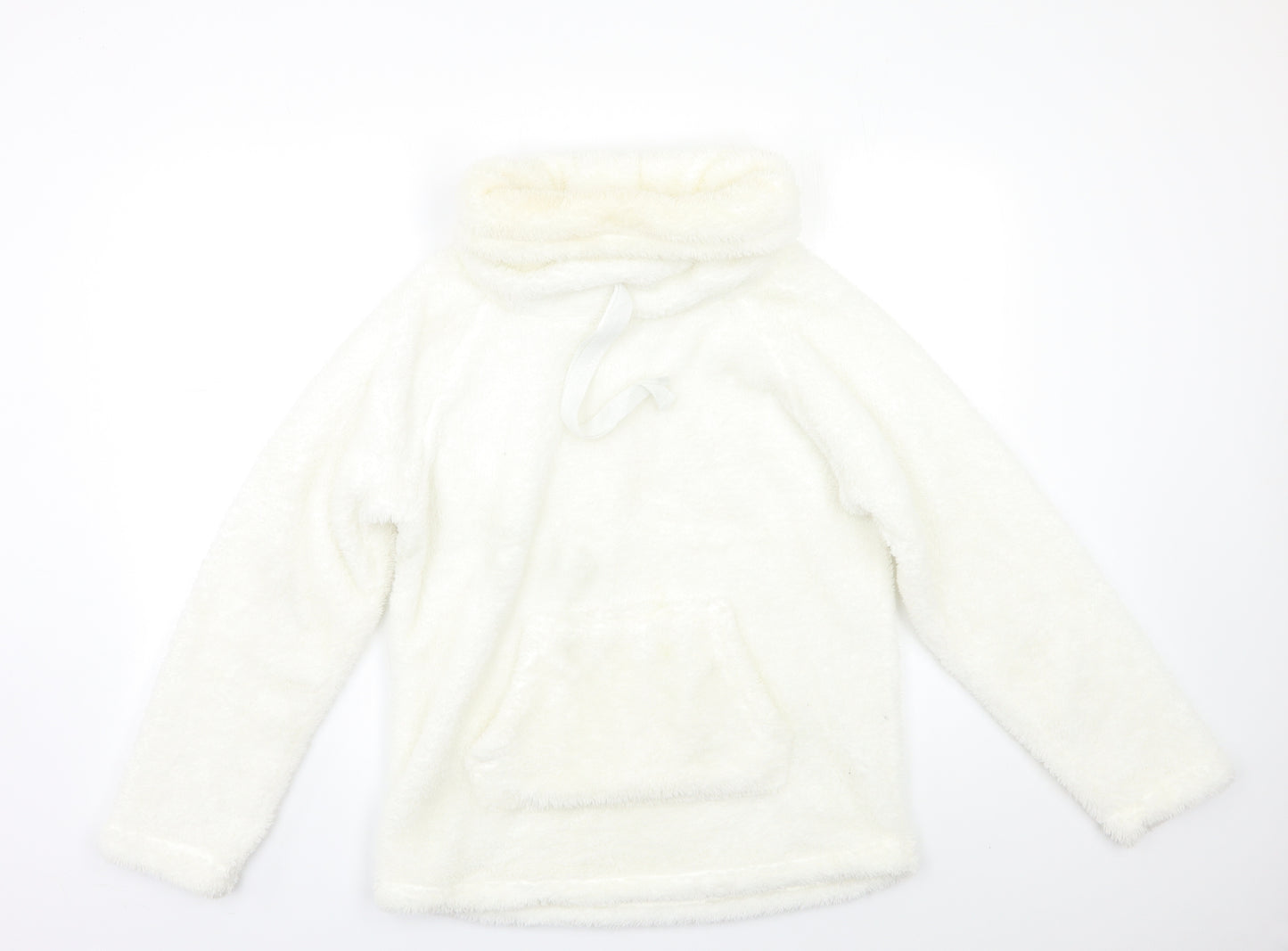 F&F Womens White   Pullover Hoodie Size S