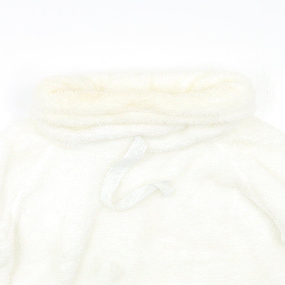 F&F Womens White   Pullover Hoodie Size S