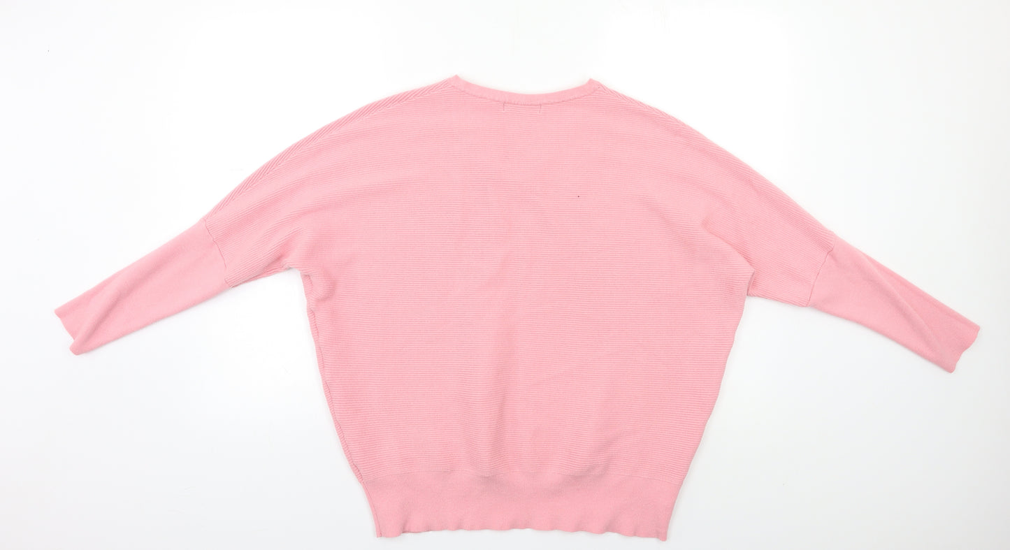 F&F Womens Pink   Pullover Jumper Size 16