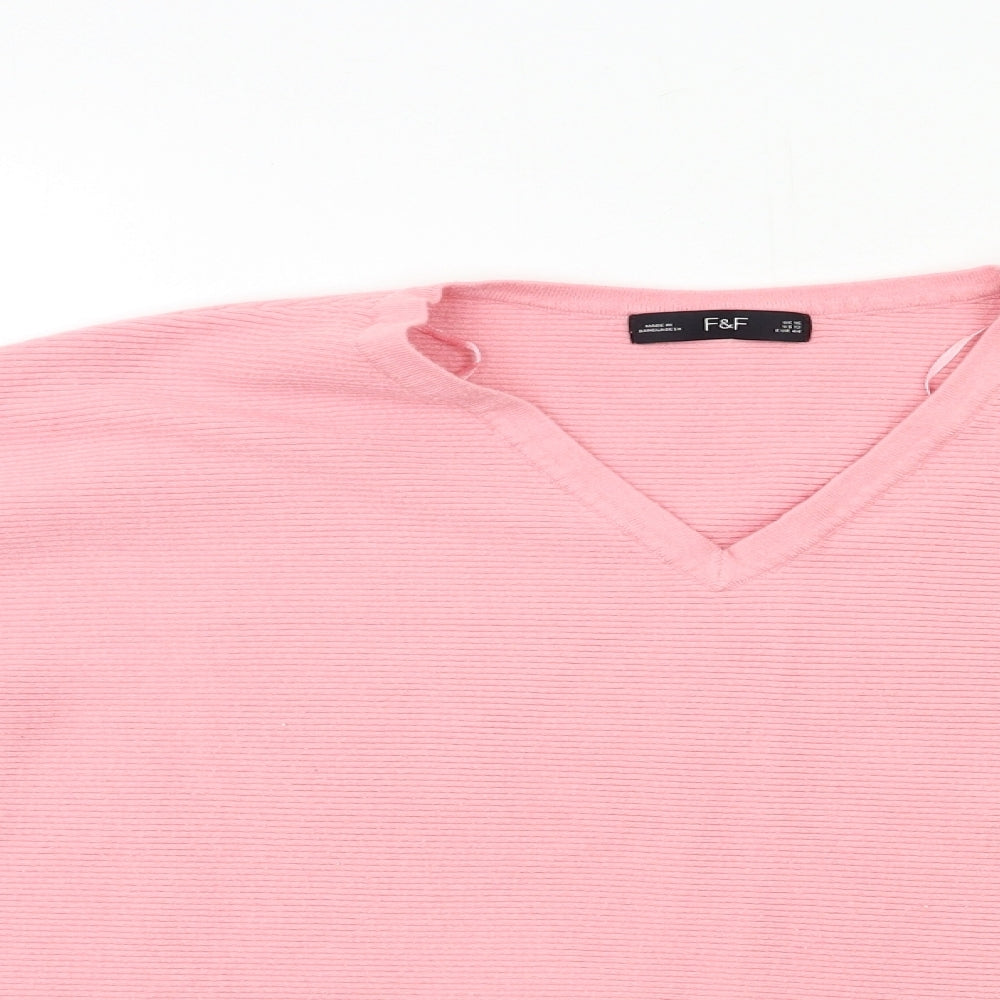 F&F Womens Pink   Pullover Jumper Size 16