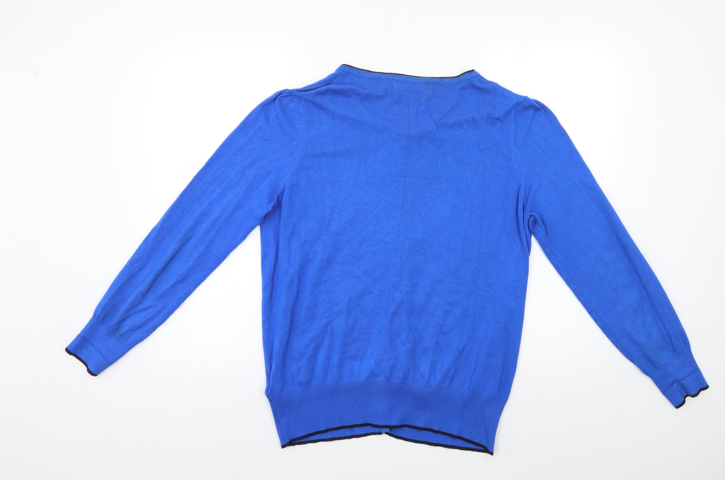 M&S Womens Blue   Cardigan Jumper Size 16