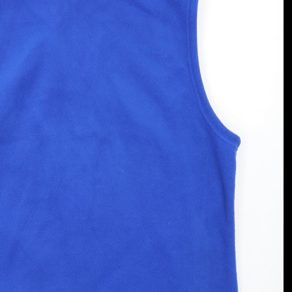 Isle Womens Blue   Vest Sweatshirt Size L