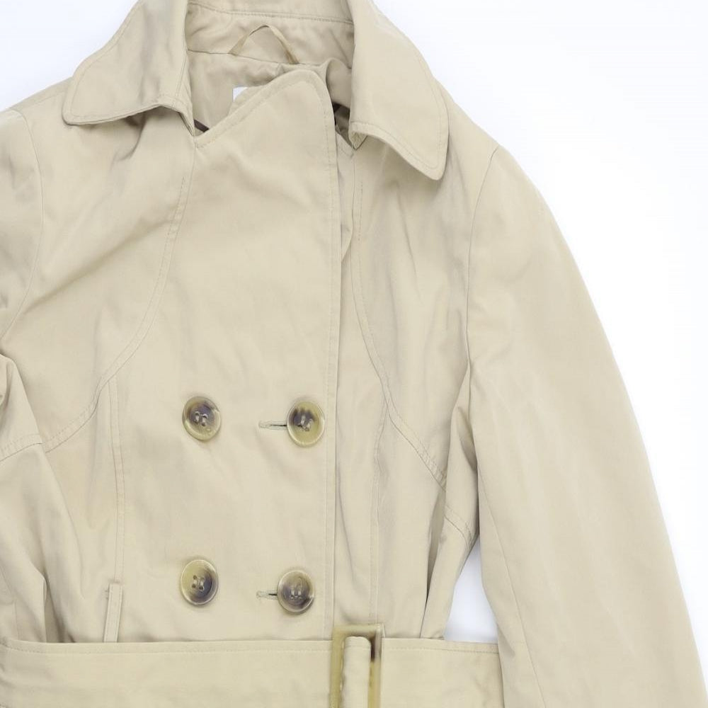 George Womens Beige   Overcoat Coat Size 10